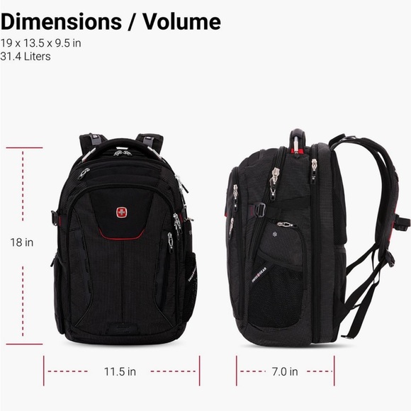 NWT Swiss Gear scansmart laptop backpack - Picture 8 of 12